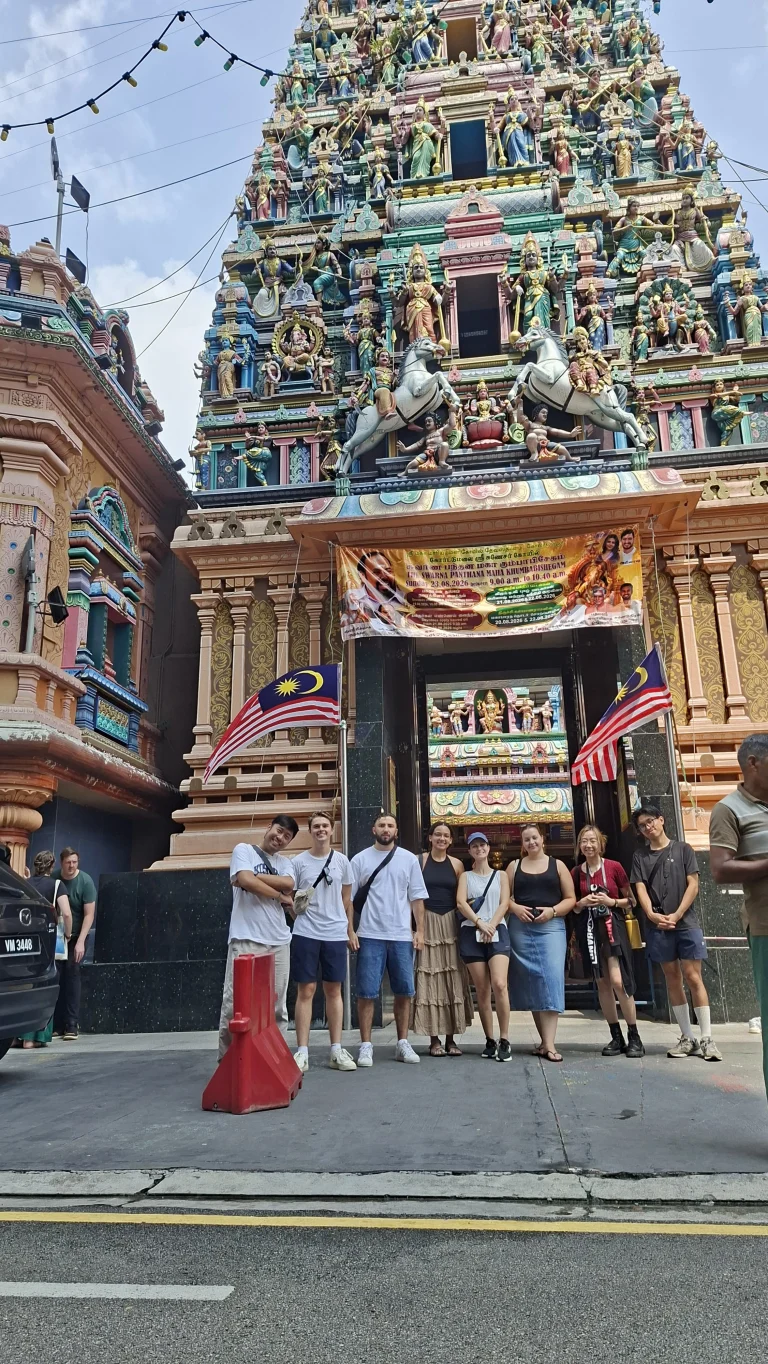 The gopuram of Sri Mahamariamman Temple in Kuala Lumpur Chinatown
